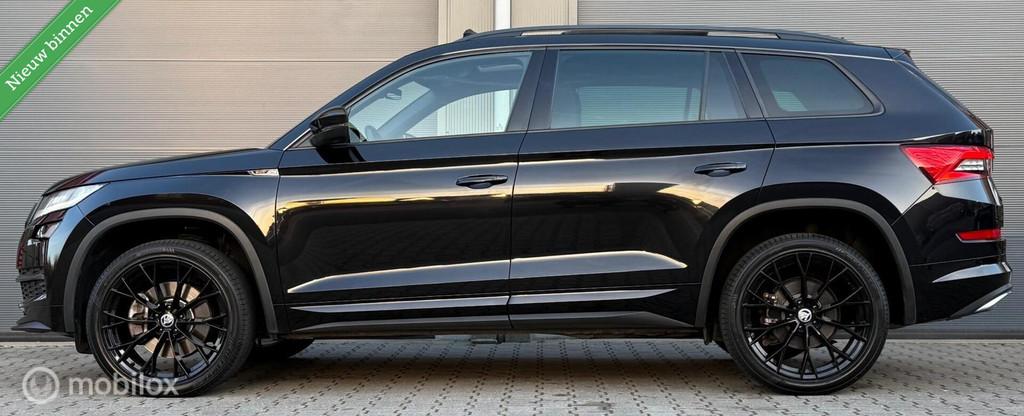 Skoda Kodiaq 2.0 TSI 4x4 Sportline BNS Pano.dak/Trekhaak/Vir, Auto's, Skoda, Automaat, Zwart, 14 km/l, Bedrijf