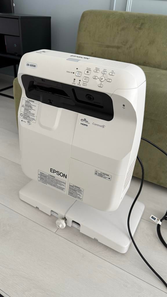 Epson EB-695Wi 1280x800 Ultra Short Throw Beamer, Audio, Tv en Foto, Beamers, Ophalen, Gebruikt, HD (720), Epson