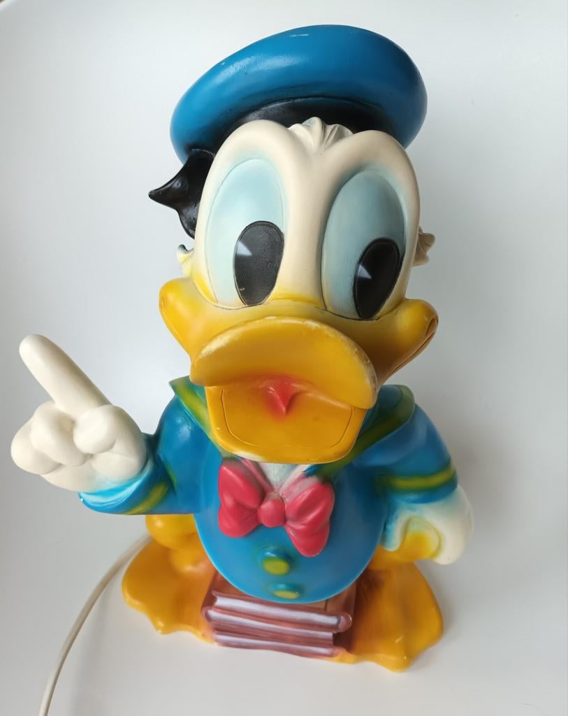 Vintage Disney Donald Duck lamp Heico, Verzenden, Zo goed als nieuw