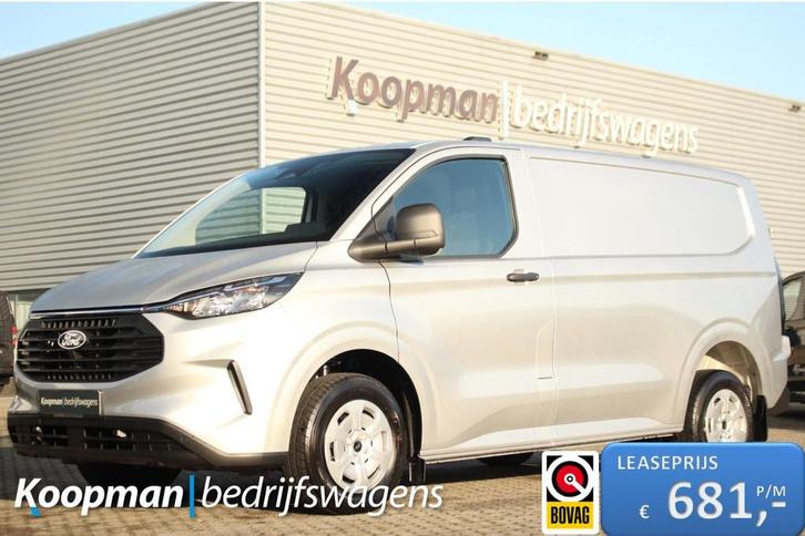Ford E-Transit Custom 320 L1H1 Trend | 65kWh | 160kW/218pk |, Auto's, Bestelauto's, Bedrijf, Te koop, ABS, Achteruitrijcamera