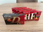 Sony TDK cassettebandjes -nieuw-, Cd's en Dvd's, Cassettebandjes, 2 t/m 25 bandjes, Overige genres, Ophalen of Verzenden, Zo goed als nieuw
