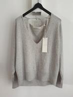 Yaya wollen truitje grijs nieuw V-hals fijn gebreid S 36, Ophalen of Verzenden, Nieuw, Maat 36 (S), Grijs