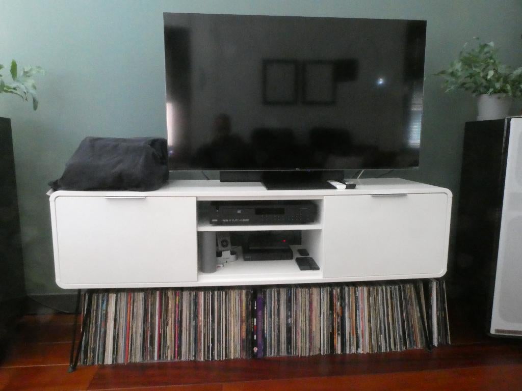 tv meubel Dressoir B1.61xH0.74xD0.45 volledig MDF, Ophalen, 150 tot 200 cm, Zo goed als nieuw, Minder dan 100 cm