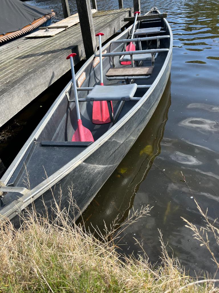 Canadese kano (Coleman), Watersport en Boten, Ophalen, Gebruikt, Canadese kano of Open kano, Met peddels