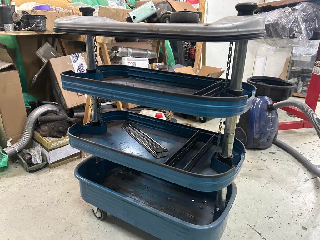 Hazet vintage gereedschapwagen, Ophalen, Gebruikt