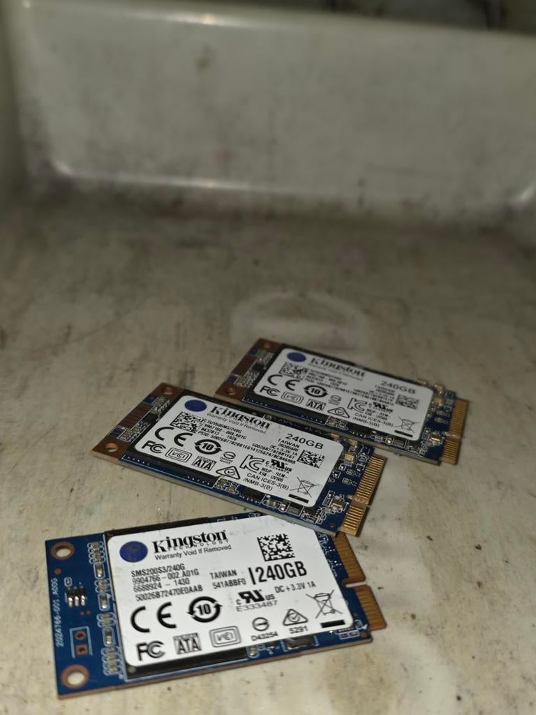 Kingston 240gb msata ssd strip, Intern, Gebruikt, SSD, Ophalen of Verzenden