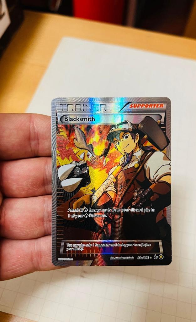 Blacksmith 88a/106 Holo XY Flashfire Pokemon, Verzenden, Zo goed als nieuw, Losse kaart, Foil