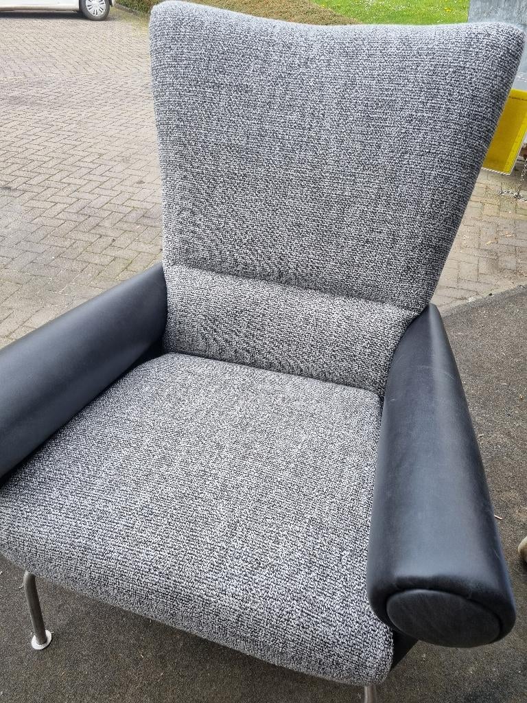 NIEUW: Stof/Leer stoel De Ploeg, Ophalen, Nieuw, 75 tot 100 cm, Leer