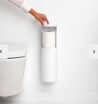 Brabantia MindSet stijlvolle toiletrolhouder Nieuw, Huis en Inrichting, Ophalen of Verzenden, Nieuw, Wit