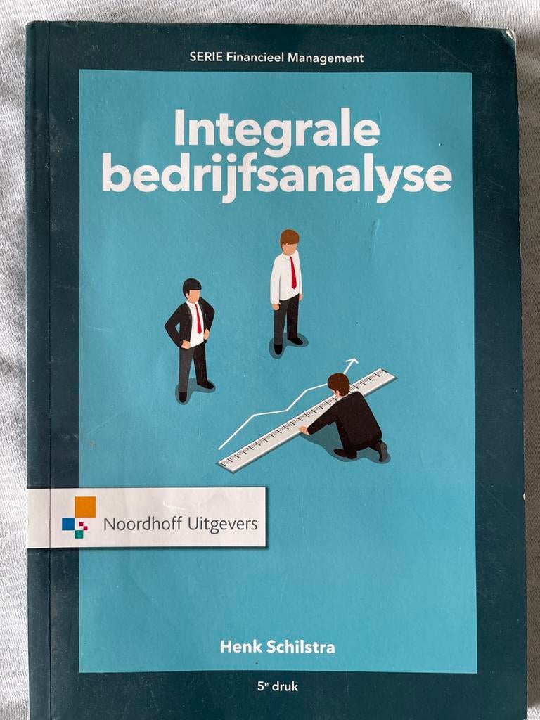 Integrale Bedrijfsanalyse - Henk Schilstra (5e druk), Ophalen of Verzenden, Gelezen, Economie en Marketing