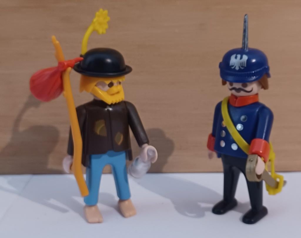 playmobil rosa zwerver met agent, Ophalen of Verzenden, Gebruikt, Los playmobil