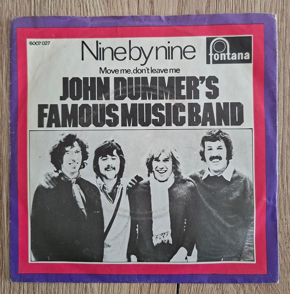 John Dummer's Famous Music Band single Nine By Nine, Gebruikt, 7 inch, Single, Ophalen of Verzenden