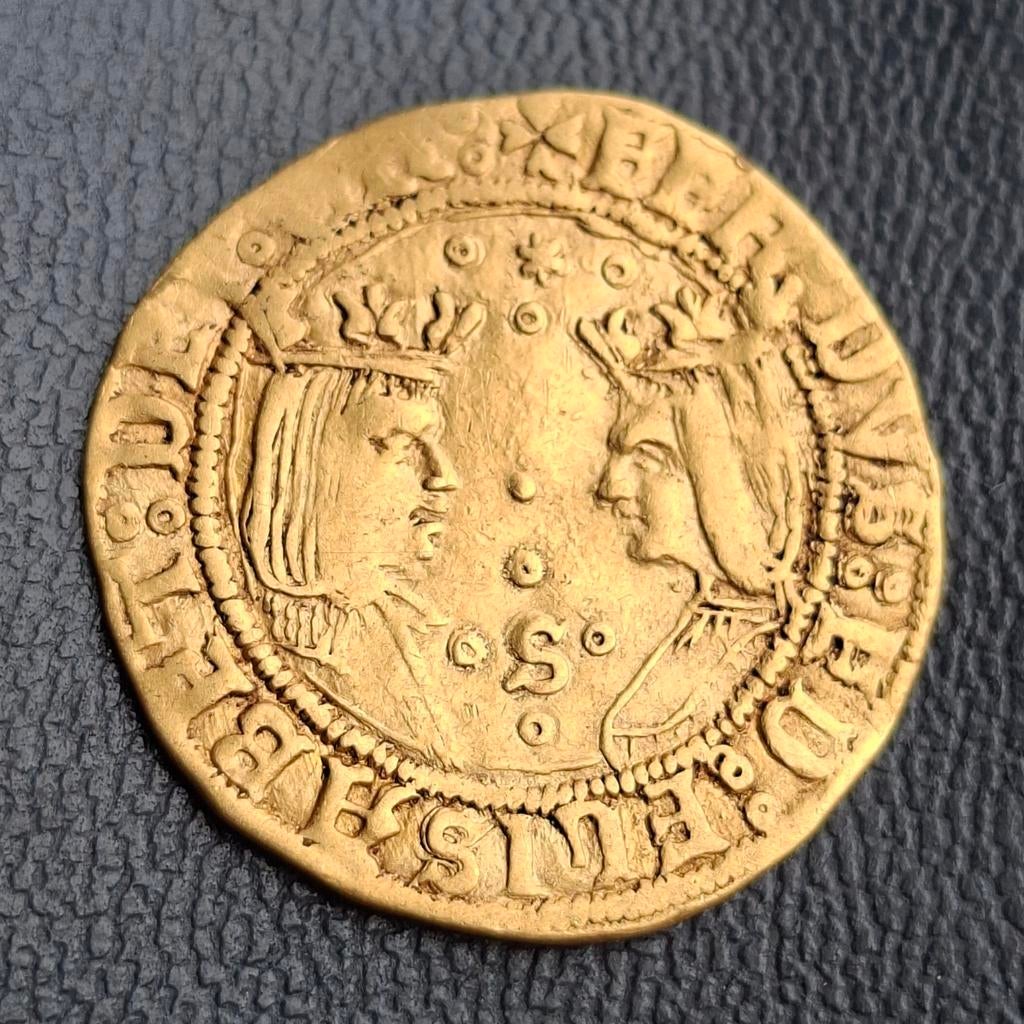 Dubbele spaanse dukaat excelente goud gouden munt sevilla, Vóór koninkrijk, Losse munt, Goud, Overige waardes