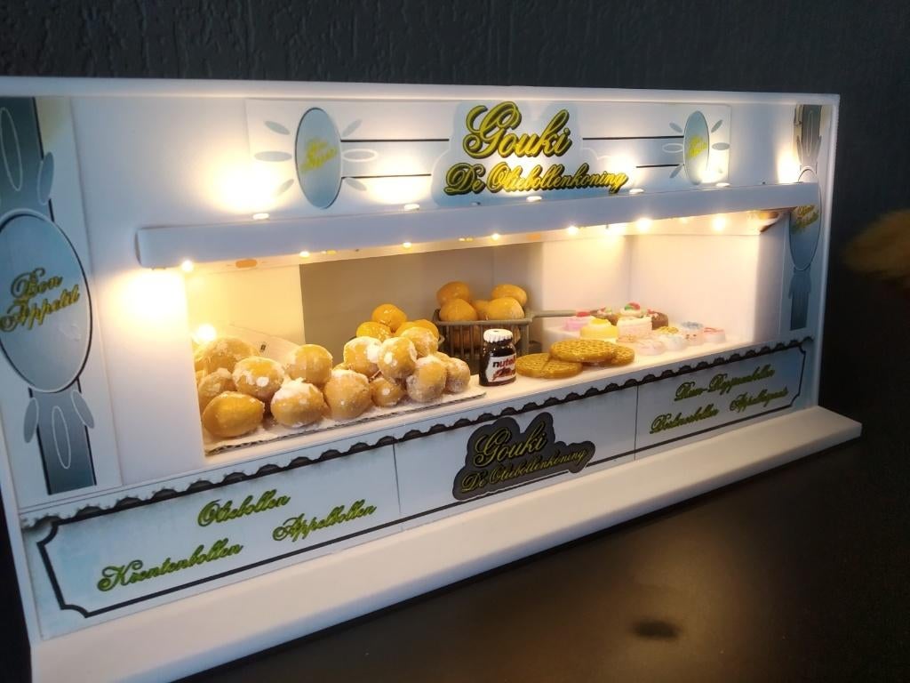 Gouki De Oliebollenkoning met uitschuif MINIATUUR, Overige merken, 1:32 tot 1:50, Overige typen, Nieuw