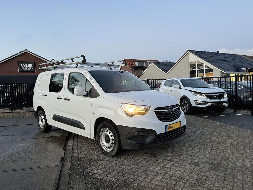 Opel Combo 1.2 Turbo L2H1 Edition | BENZINE ! (bj 2020), Auto's, 1199 cc, Electronic Stability Program (ESP), Wit, 1331 kg