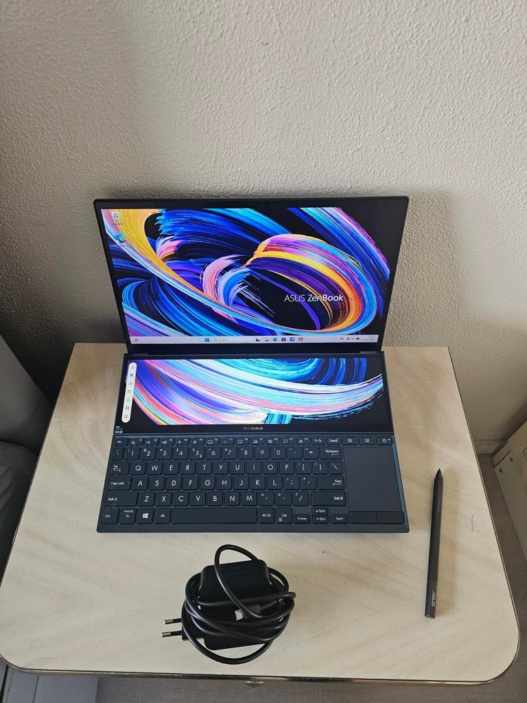 Asus Zenbook DUO | i7 | 16GB | 1TB SSD | 2 TOUCH SCHERMEN, Computers en Software, Windows Laptops, Zo goed als nieuw, 14 inch