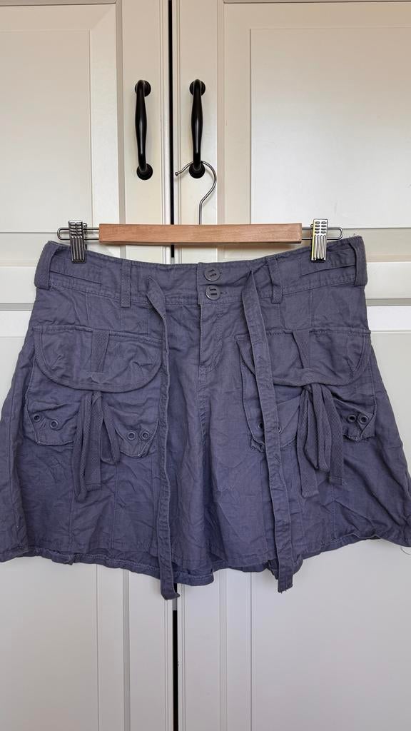 Korte rok H&M maat 36, Kleding | Dames, Rokken, Ophalen of Verzenden, Maat 36 (S), Grijs, Gedragen