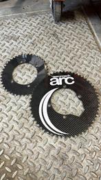 Aerocoach arc carbon kettingbladen 58/44, Fietsen en Brommers, Fietsonderdelen, Ophalen of Verzenden, Gebruikt, Racefiets, Crankstel of Pedalen