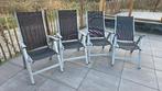 Jutlandia verstelbare aluminium tuinstoelen, nette staat, Ophalen, Gebruikt, Aluminium, Verstelbaar