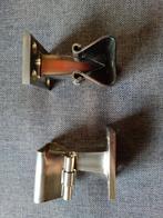 2 metalen deurvangers / deurstoppers deur beslag sloten, Ophalen of Verzenden, Gebruikt, Overige materialen, Overige typen