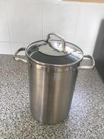 Hoogwaardige Rosle asperge pan met inzet zo goed als nieuw.., Ophalen of Verzenden, Zo goed als nieuw, Rvs, Keramische plaat