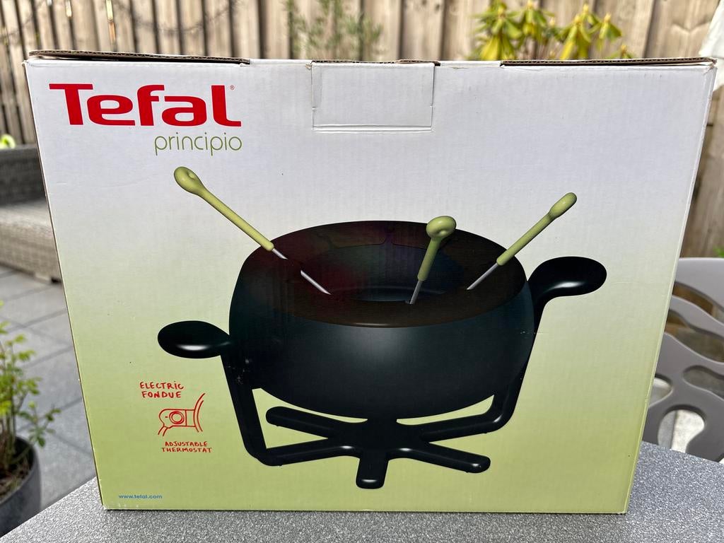 Tefal Principio Elektrische Fondue - Nieuw in doos, Ophalen of Verzenden, Nieuw, Elektrisch, Fondueset