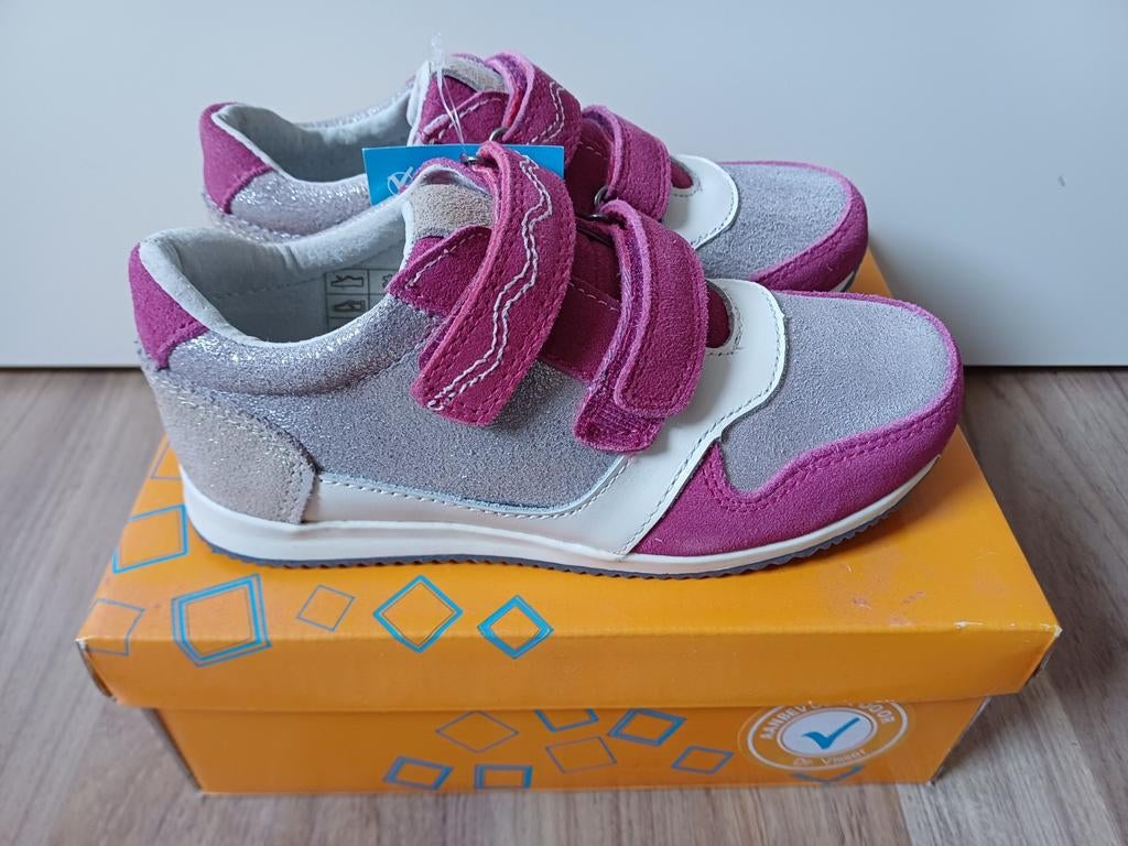 Nieuwe Blox grijs/roze leren gympen maat 30, Meisje, Sportschoenen, Nieuw, Ophalen of Verzenden