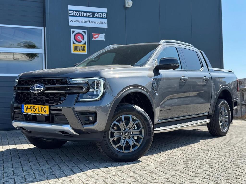 Ford Ranger 3.0 V6 241pk Wildtrak Double Cab | BPM VRIJ | 2-, Auto's, Zwart, 2993 cc, 2272 kg, Bedrijf
