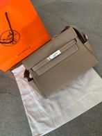 Hermes kelly messengerbag model bruin/beige, Ophalen of Verzenden, Zo goed als nieuw, Beige