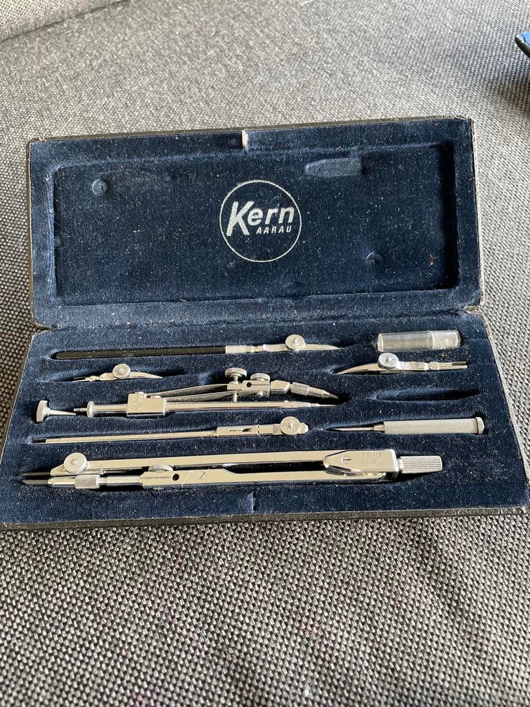 Vintage Kern Aarau Tekenset in Originele Doos, Ophalen of Verzenden