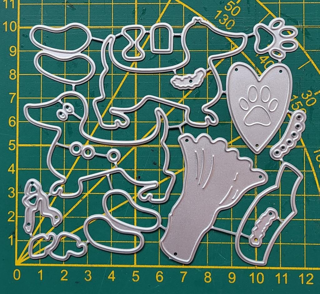 Snijmal hondjes Teckel, Ophalen of Verzenden, Nieuw