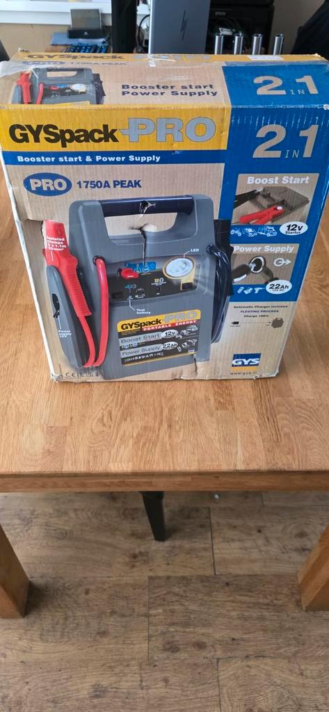 GYSPack PRO 1750A Peak Booster Start & Power Supply (Schade), Auto diversen, Jumpstarters, Zo goed als nieuw, Ophalen of Verzenden