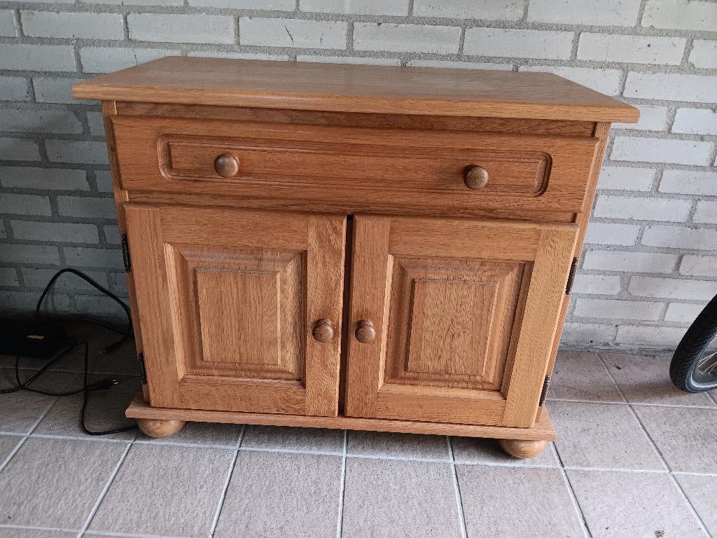 Kastje blank eiken, Ophalen, Gebruikt, 1 of 2 laden, Eikenhout