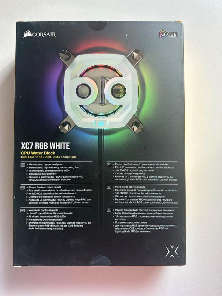 Corsair Hydro X Series XC7 RGB Waterkoeling, Computers en Software, Computerkoelers, Nieuw, Waterkoeling, Ophalen of Verzenden