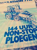 Grote Ford 7710 Ploegmarathon 144 uur Poster, Ophalen of Verzenden, A1 t/m A3, Film en Tv