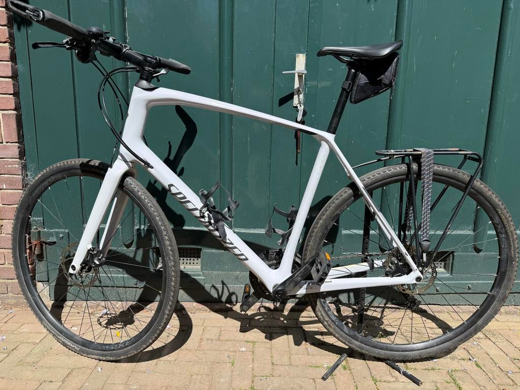 Specialized Sirrus carbon Fitnessfiets, Zo goed als nieuw, Meer dan 20 versnellingen, 53 tot 57 cm, Ophalen