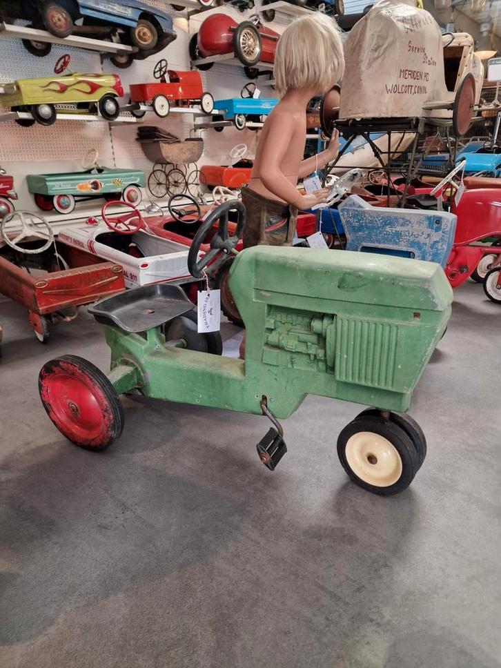 John deere traptractor metaal  70 jaren, Antiek en Kunst, Antiek | Speelgoed, Ophalen