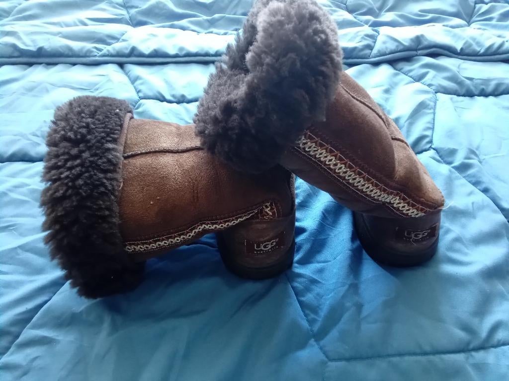Uggs laarzen, Ophalen of Verzenden, Gedragen, Bruin, Hoge laarzen
