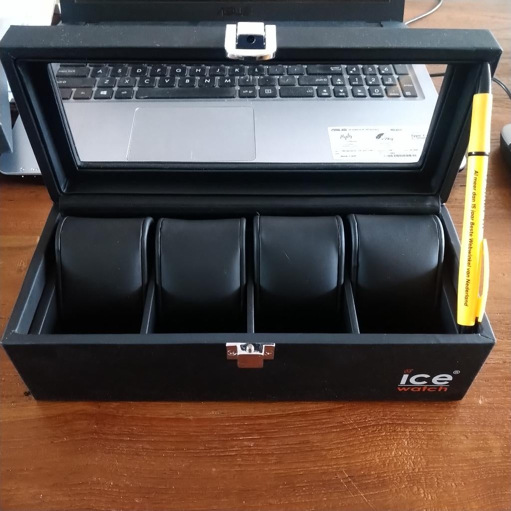 Ice watch opbergdoos displaycase, Overige merken, Kunststof, Kunststof, Ophalen of Verzenden