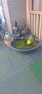 Vijver bak , 98 doorsnee,  32 Hoog,  met watervalpomp en pla, Ophalen of Verzenden