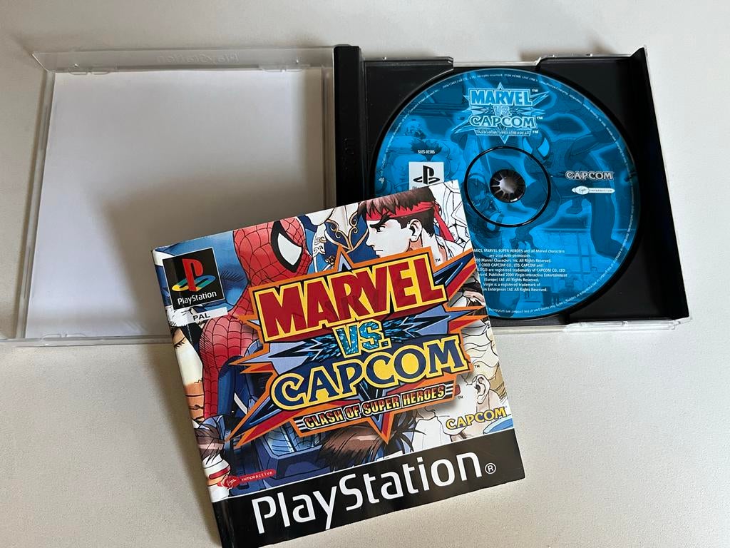 Marvel vs. Capcom: Clash of Super Heroes PlayStation 1, Gebruikt, Vechten, T, 2 spelers