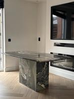 Exclusieve Vintage Cipollino Ondulata Marmeren Eettafel, Overige materialen, Travertin japandi vintage marmeren natuursteen, 150 tot 200 cm