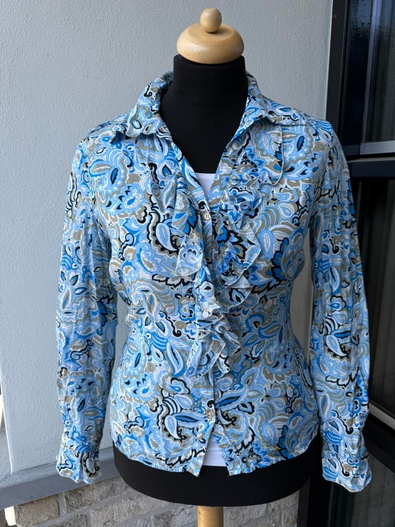 Mos mosh blouse, Kleding | Dames, Ophalen of Verzenden, Gedragen, Maat 38/40 (M), Blauw