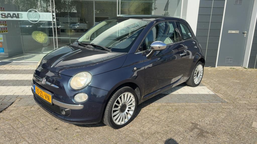 Fiat 500 1.2 Lounge (bj 2008), Auto's, Voorwielaandrijving, Stof, Gebruikt, 1242 cc
