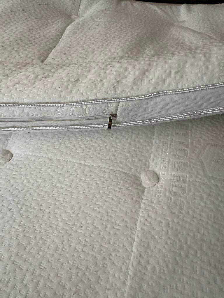 Topper / splitmatras 180 x210, Ophalen, Gebruikt, 210 cm, Tweepersoons