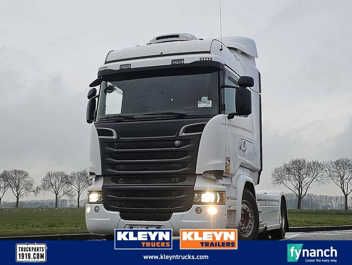 SCANIA R520 hl v8 leather ret., Auto's, Vrachtwagens, Bedrijf, Te koop, ABS, Airconditioning, Bluetooth, Centrale vergrendeling