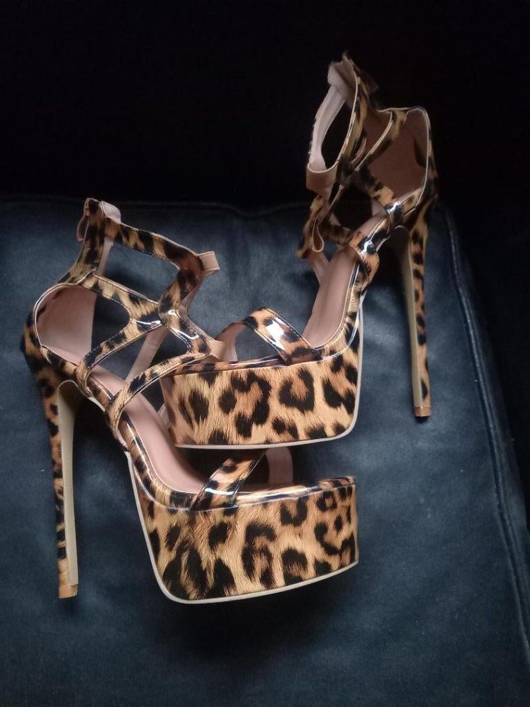 sexy plateau hoge hakken sandalen high heels pumps platform, Ophalen, Overige kleuren, Nieuw, Schoenen met hoge hakken