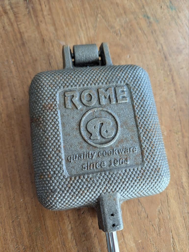 Origineel Rome Pie Iron - Gietijzeren Sandwichijzer, Ophalen of Verzenden, Zo goed als nieuw