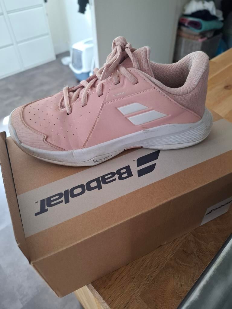 Babolat Propulse Junior Clay Girl tennisschoenen maat 37, Sportschoenen, Ophalen of Verzenden, Zo goed als nieuw, Babolat