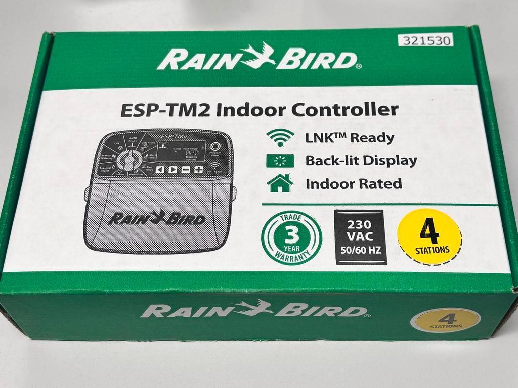 Rain Bird ESP-TM2  Irrigatie Controller 4 Stations **Nieuw**, Tuin en Terras, Bewateringscomputers, Verzenden, Nieuw, Bestuurbaar via app